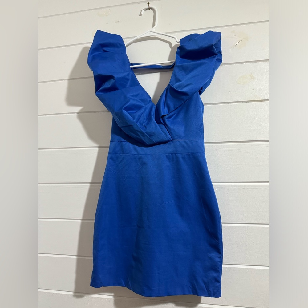 Royal blue formal dress